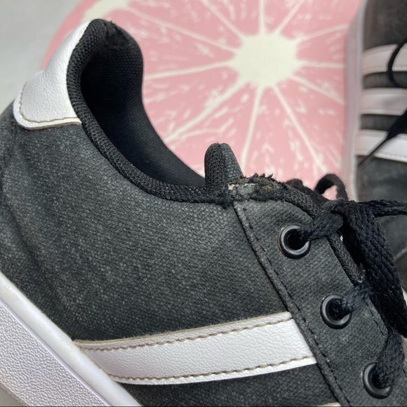 Adidas Grand Court canvas black sneakers size 6 - Picture 12 of 13